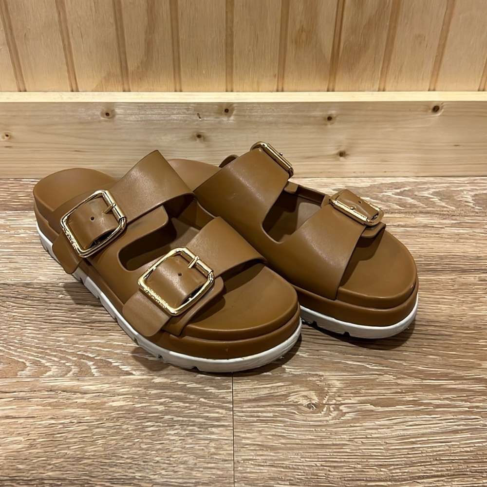 J. Slides Leather - Picture 1 of 4